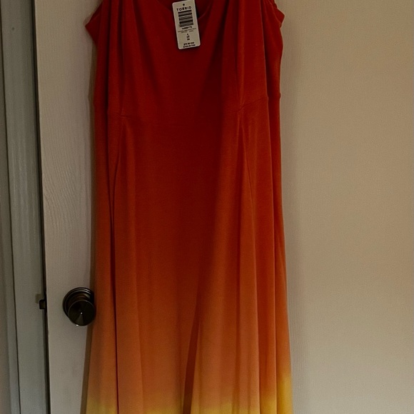 BNWT Torrid Size 4 ombré dress - Picture 3 of 3